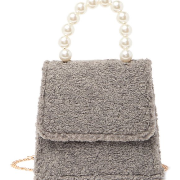 NWOT Pink Haley Jocelyn Teddy Cross Clutch Purse - Picture 1 of 8